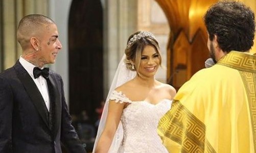 Ostentação! Cantora Lexa e MC Guimê se casam em festão de luxo em São Paulo