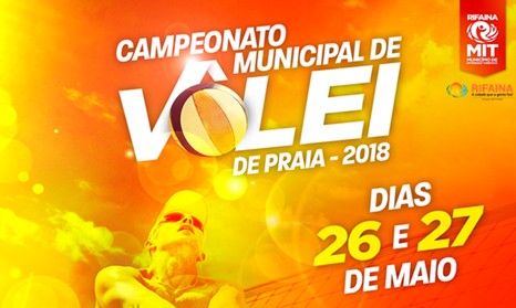 Rifaina tem mais um torneio municipal de Vôlei no Calçadão da Praia