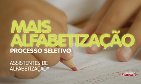 Veja lista dos selecionados pela Prefeitura para o “Mais Alfabetização”