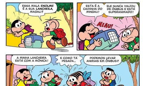 Turma da Mônica ensina como viajar nos ônibus rodoviários com segurança