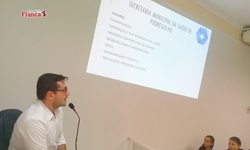 Secretário mostra trabalho do governo na área da Saúde em Pedregulho
