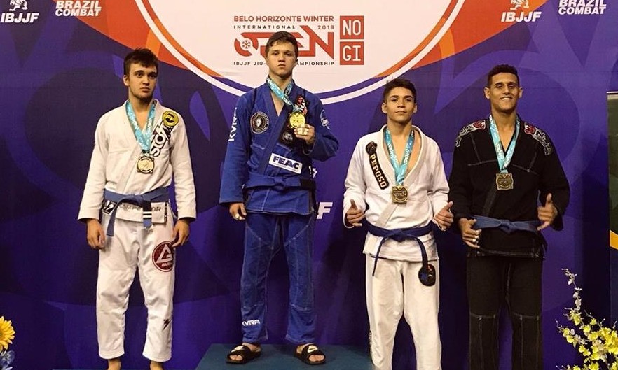 Francano vence torneio Winter Open de jiu jitsu, disputado em B. Horizonte