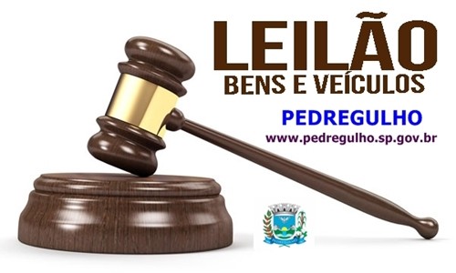Pedregulho realiza leilão de veículos e bens inservíveis no dia 11 de outubro