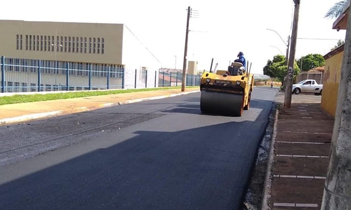 Prefeitura de São Joaquim da Barra inicia recape das ruas do Jardim Canadá