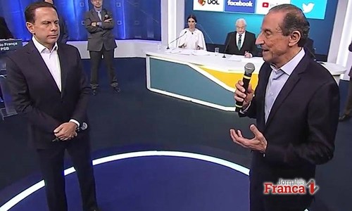 Veja como foi o debate de ontem para Governo de SP, na TV Globo