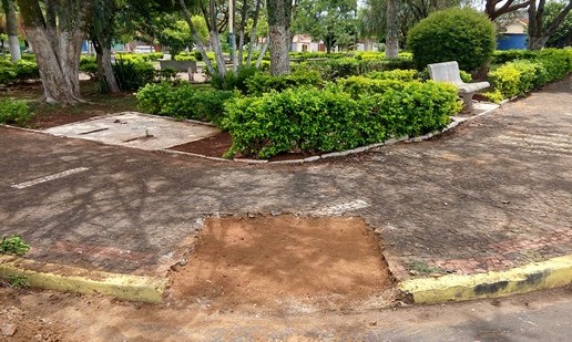 Prefeitura de Cristais Paulista implanta rampa de acessibilidade em praça