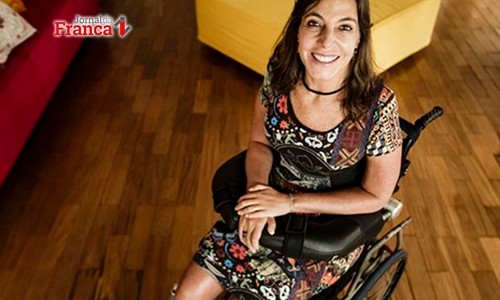 Cadeirante, eleita Mara Grabrilli visita Senado para conferir acessibilidade