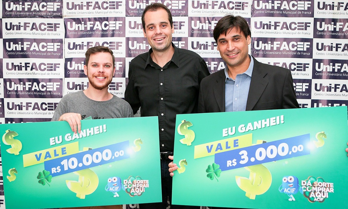 ACIF entrega 2º prêmio de R$ 10 mil pela campanha Dá Sorte Comprar Aqui