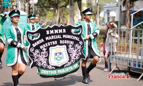 Cristais foi vice-campeã nas Finais de Bandas e Fanfarras do Estado de SP