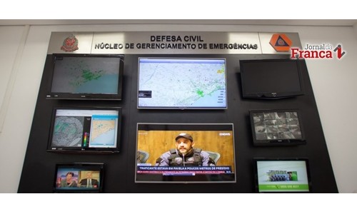 Defesa Civil Estadual monitora áreas de risco em caso de chuvas fortes