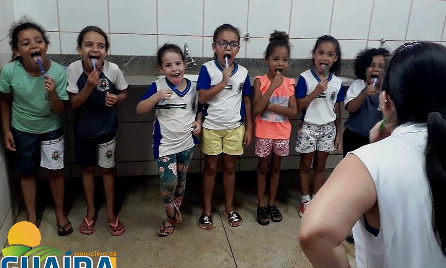 Guaíra promove prevenção à saúde bucal dos alunos da Rede Municipal de Ensino