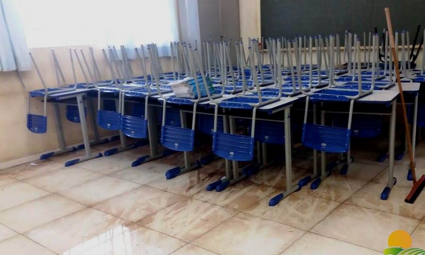 Prefeitura de Guaíra prepara reforma da escola “Francisco Gomes de Souza” nas férias
