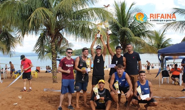 Adauto e Márcio são os campeões do Vôlei de Praia disputado em Rifaina