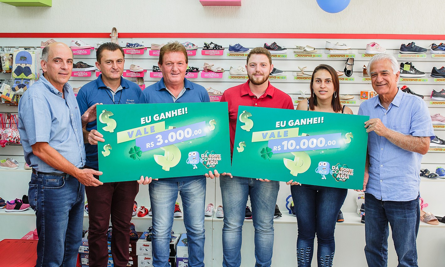 ACIF entrega último prêmio da campanha Dá Sorte Comprar Aqui