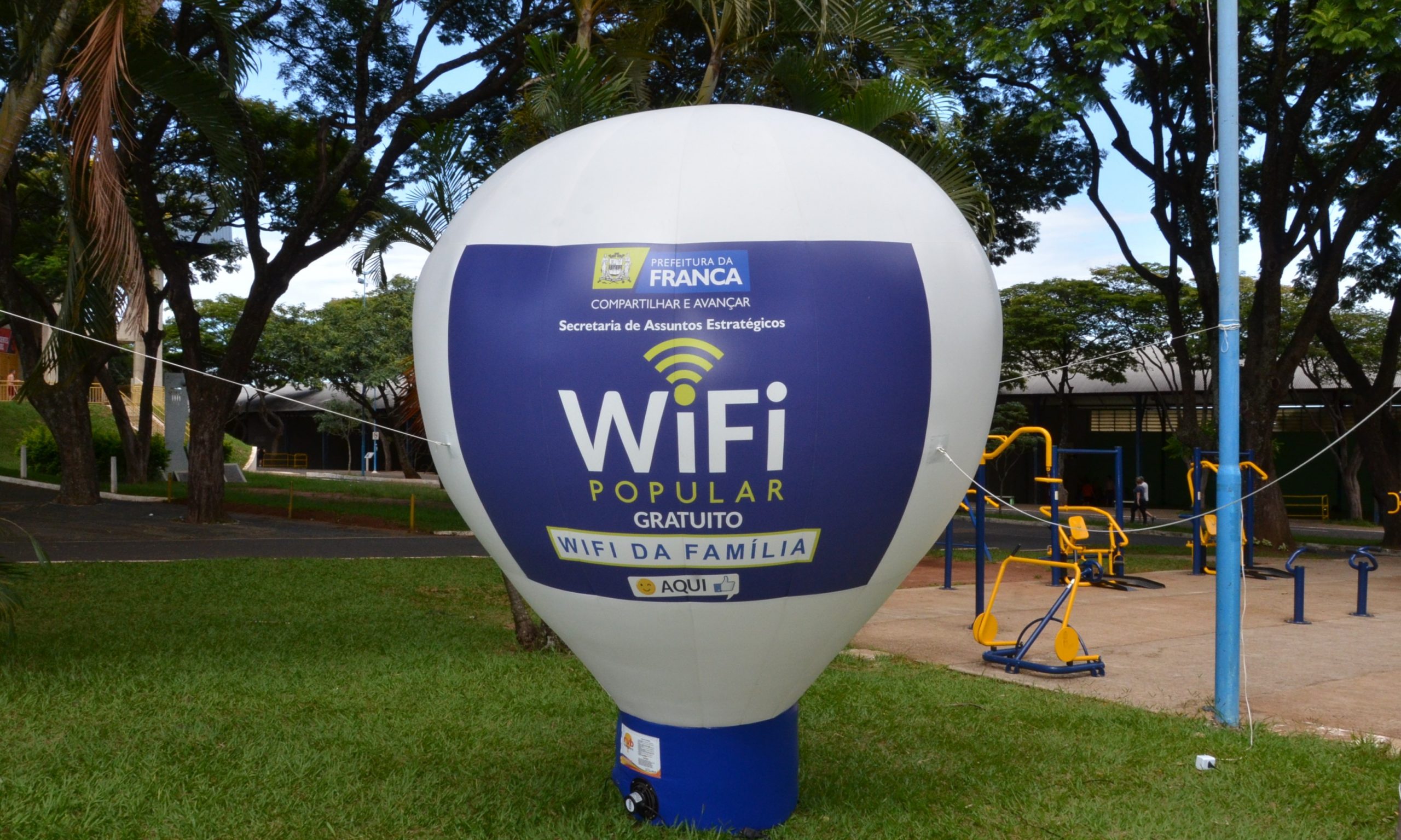Frequentadores do Poliesportivo agora contam com internet Wi-Fi