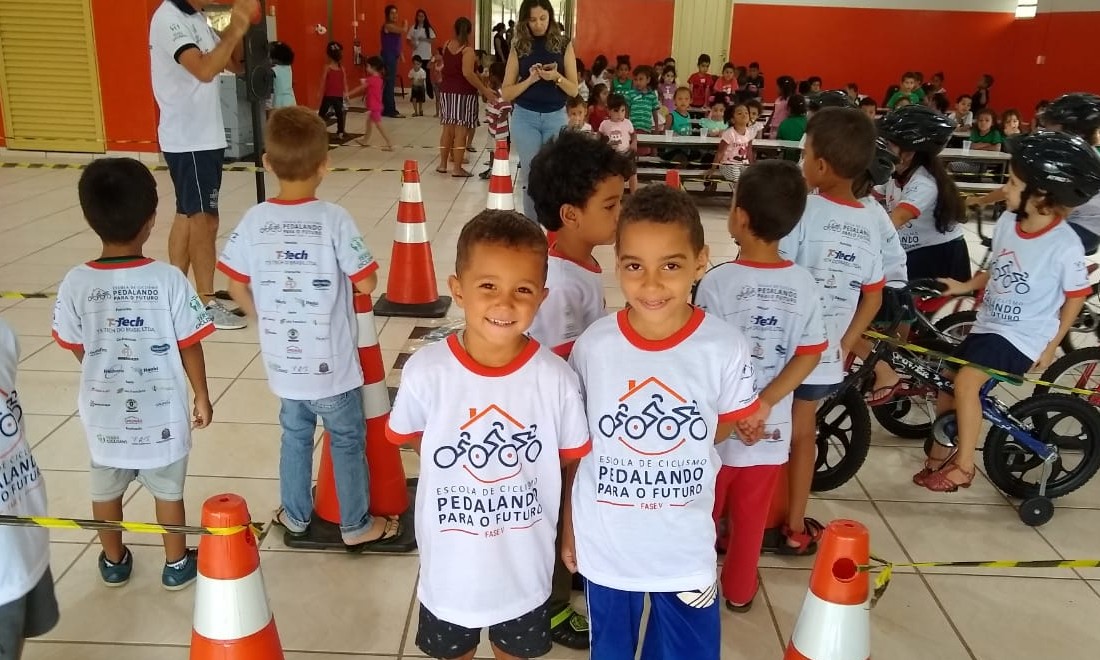 Pedalando Para o Futuro Fase V celebra 1ª semana de ações em Cravinhos