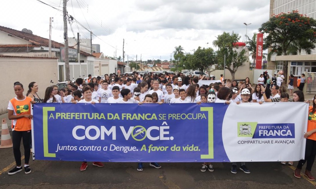 Ações mobilizam Franca sobre importância do combate à dengue