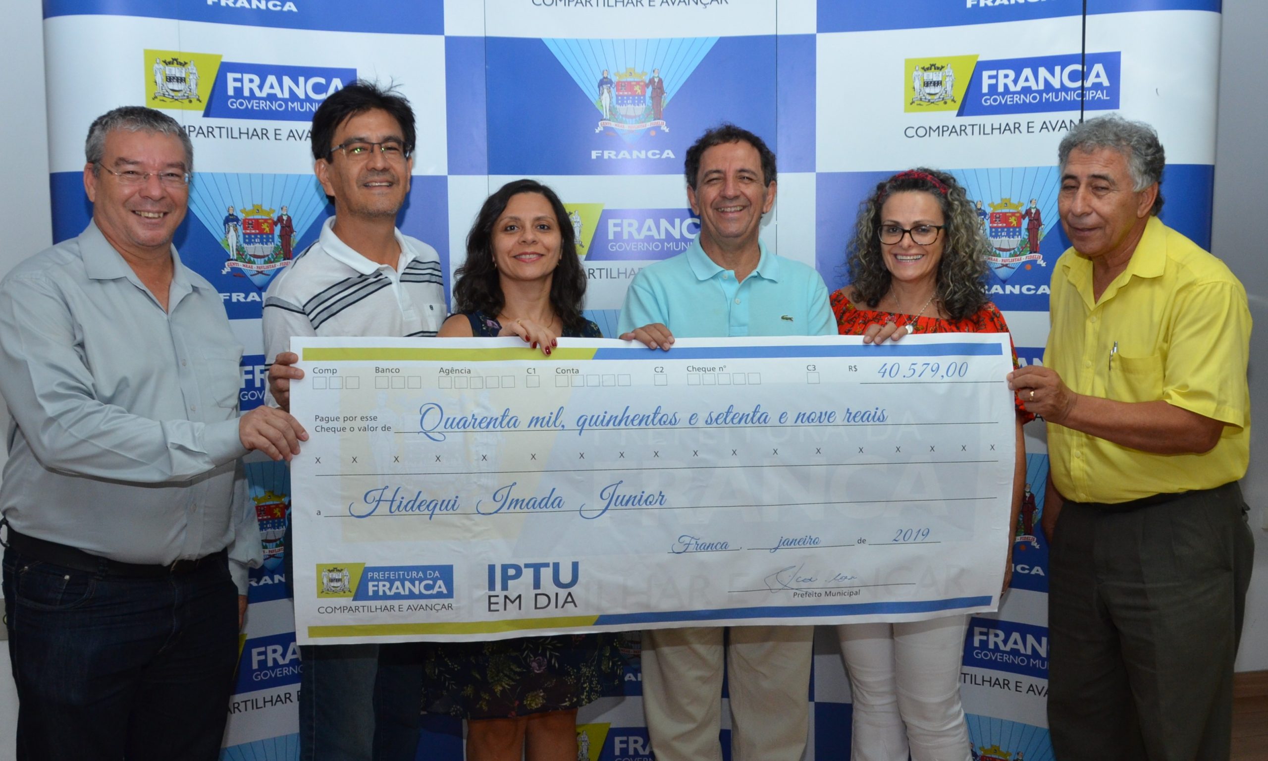 IPTU em Dia: contribuinte de Franca recebe prêmio de R$ 40,5 mil