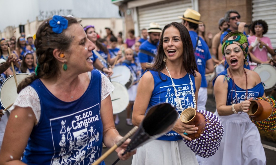 Grupo Cangoma leva grito de Carnaval à praça central neste sábado, 23