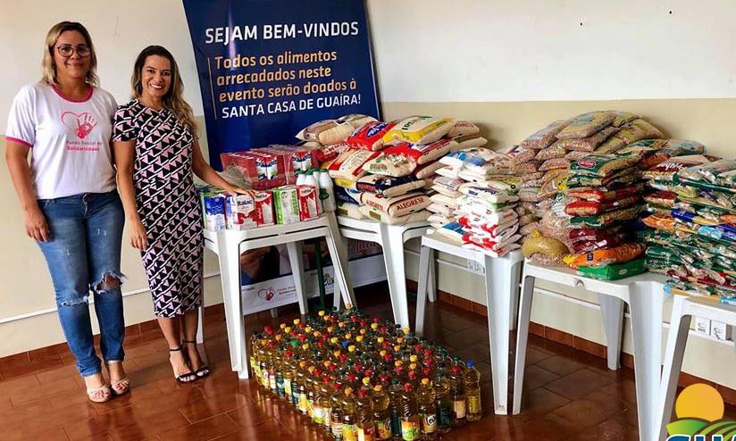 Fundo Social arrecada quase 700 kgs de alimentos para a Santa Casa de Guaíra