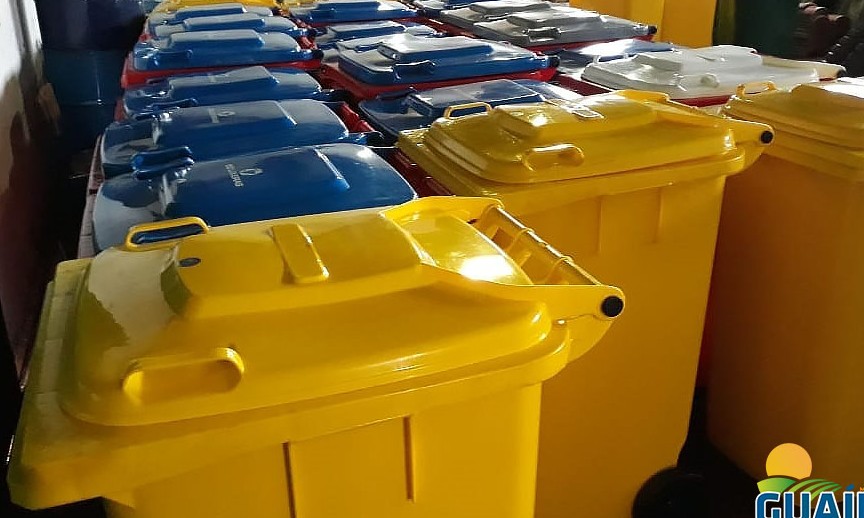 Prefeitura de Guaíra faz aquisição de equipamentos para varrição da cidade