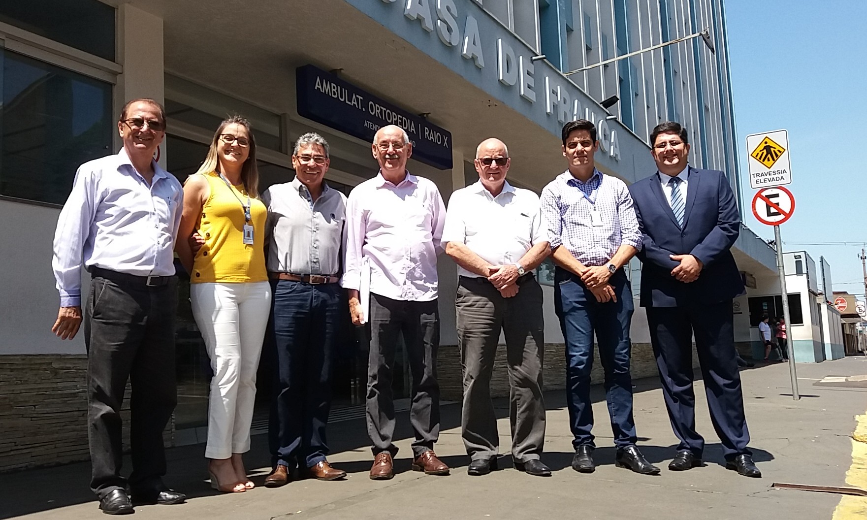 Santa Casa de Franca recebe visita do presidente da Confederação