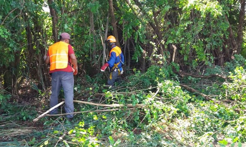 Prefeitura faz manutenção e limpeza na estrada vicinal que liga Igarapava a Rifaina