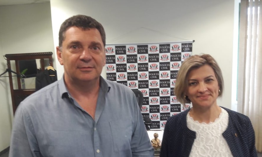 Delegada Graciela se reúne com secretário-executivo da Polícia Civil do Estado de SP