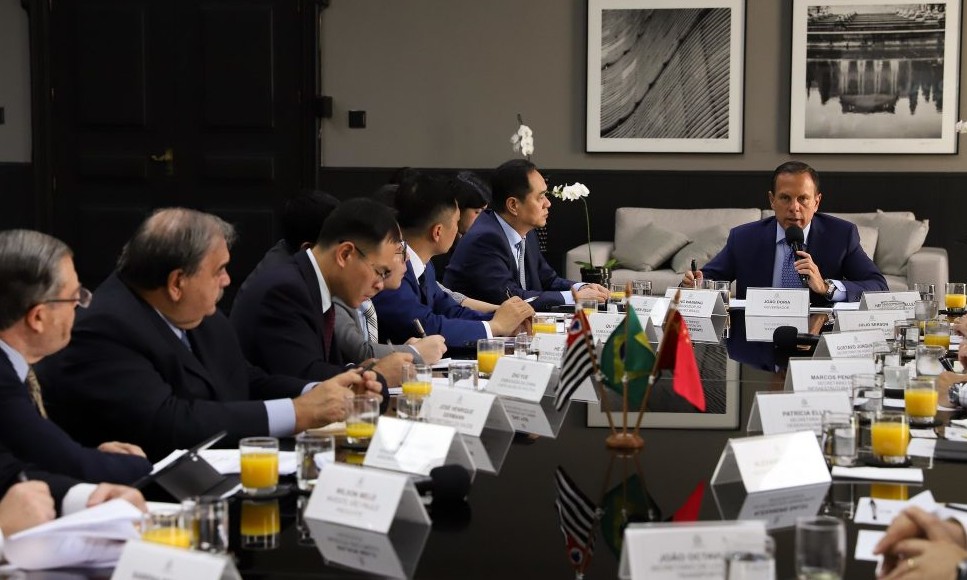 João Doria anuncia 1º escritório comercial de
São Paulo na China