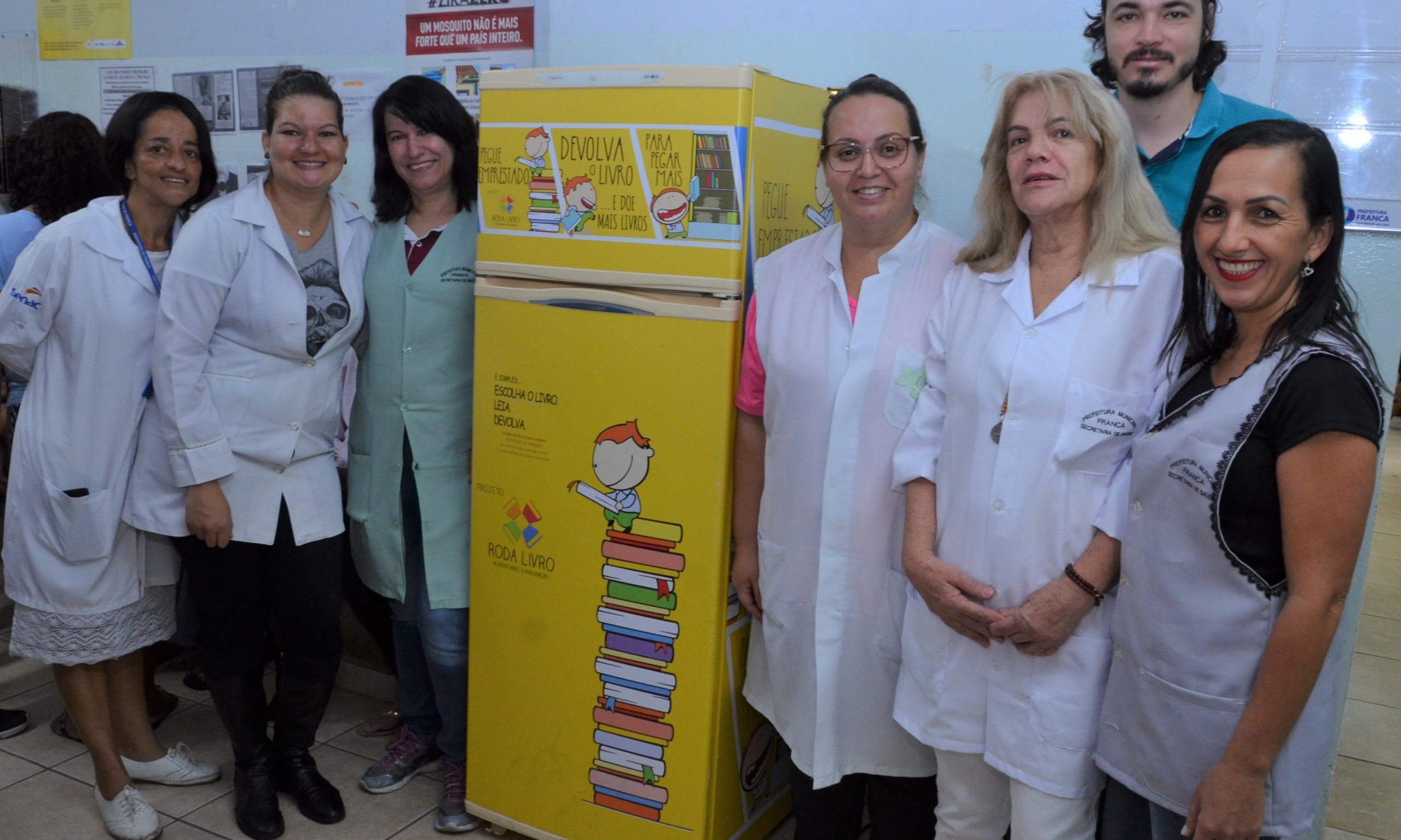 Unidades Básicas de Saúde de Franca ganham geladeirotecas com livros