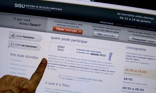 Estudantes têm até esta sexta-feira, 07 de junho, para se inscreverem no Sisu