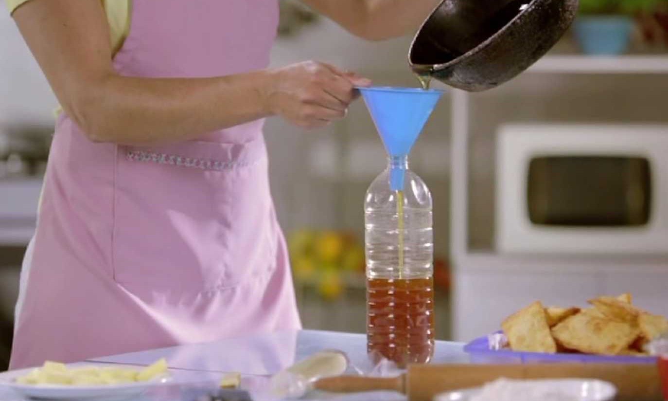 Reciclagem: aprenda como fazer o descarte correto do óleo de cozinha