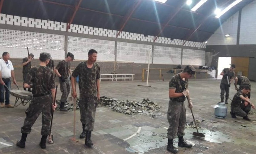 Quadra 2 do Ginásio de Esportes do Champagnat ganhará novo piso