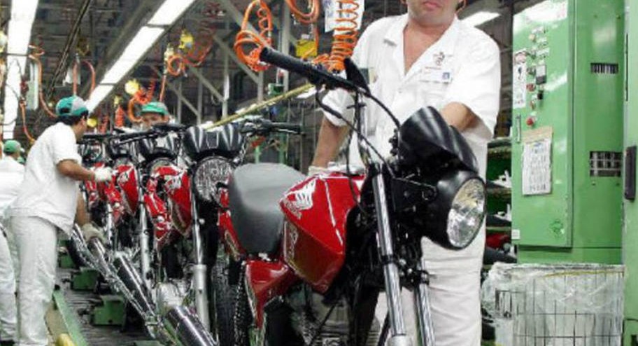 Produção de motocicletas aumenta 8,4% no 1º semestre: 536.955 unidades