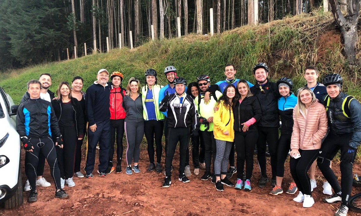 Grupo de 22 francanos faz
de bicicleta o Caminho da Fé; chegada é dia 26/07