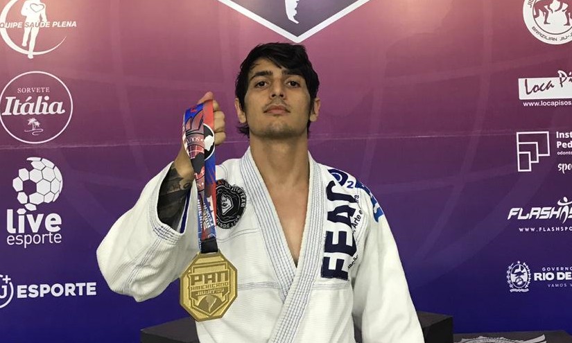 Atleta francano Gabriel Rissi é campeão pan-americano de Jiu-Jitsu na faixa marrom