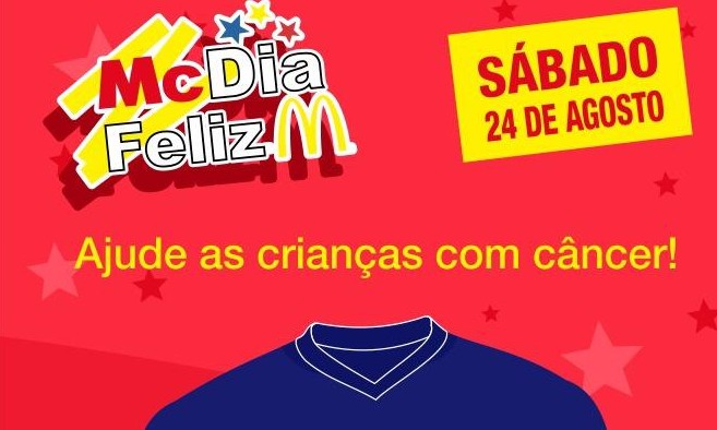 Tíquetes antecipados para o McDia Feliz 2019 já estão disponíveis em todo o país