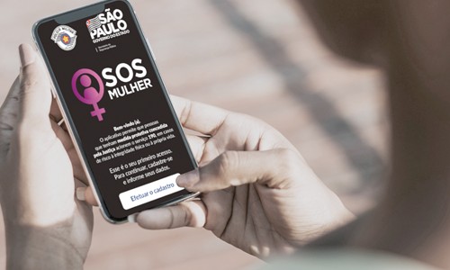 Serviço: aplicativo “SOS Mulher” auxilia mulheres  
em situação de risco
