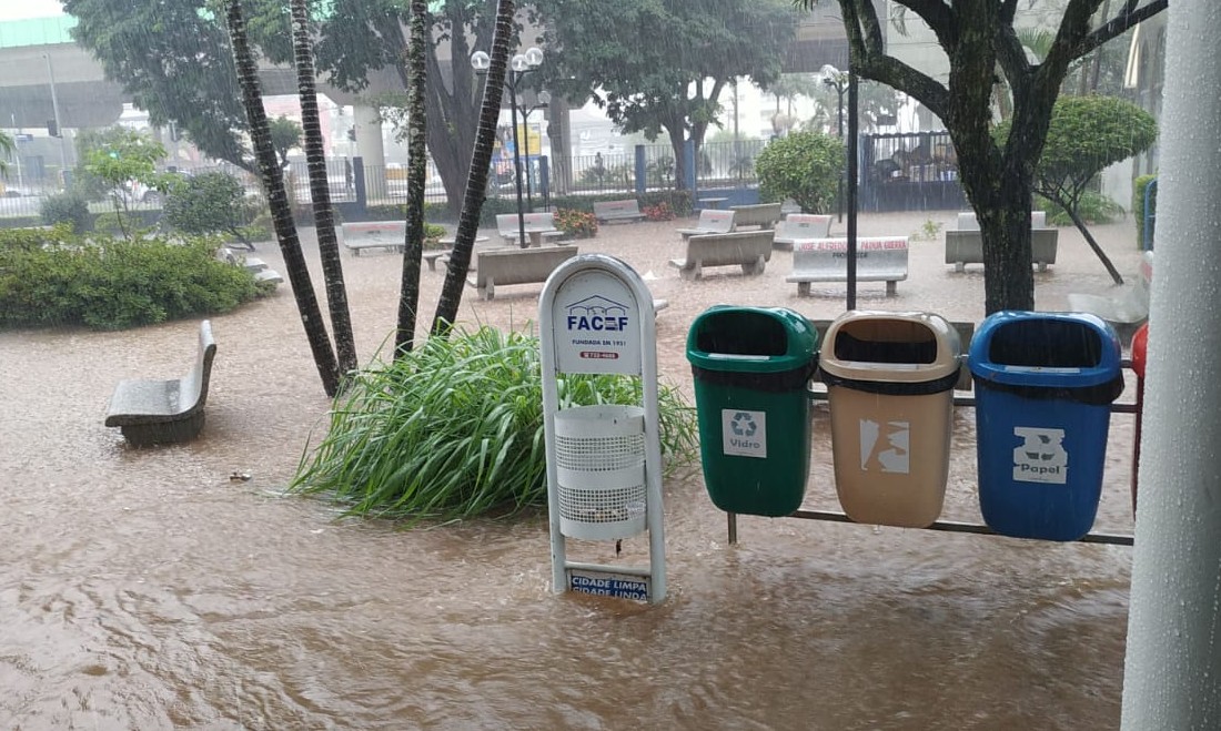 Defesa Civil alerta que pode chover muito forte em Franca até 5ª feira