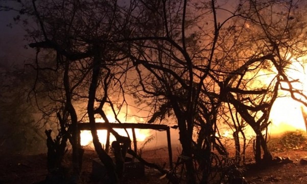 Incêndio é registrado na Serra da Bocaína, ponto turístico de Araxá