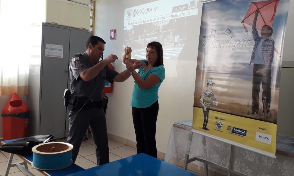 Com orientações, campanha “Pipa sem Mortes” segue nas escolas de Franca