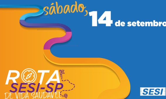 Rota SESI de Vida Saudável estará em Franca no dia 14 de setembro