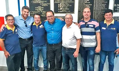 Governador do Rotary, Aparecido de Carvalho, visita a Santa Casa de Franca