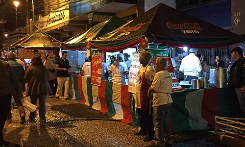 Festa de Achiropita vai até amanhã (18) no Calçadão da Voluntários da Franca