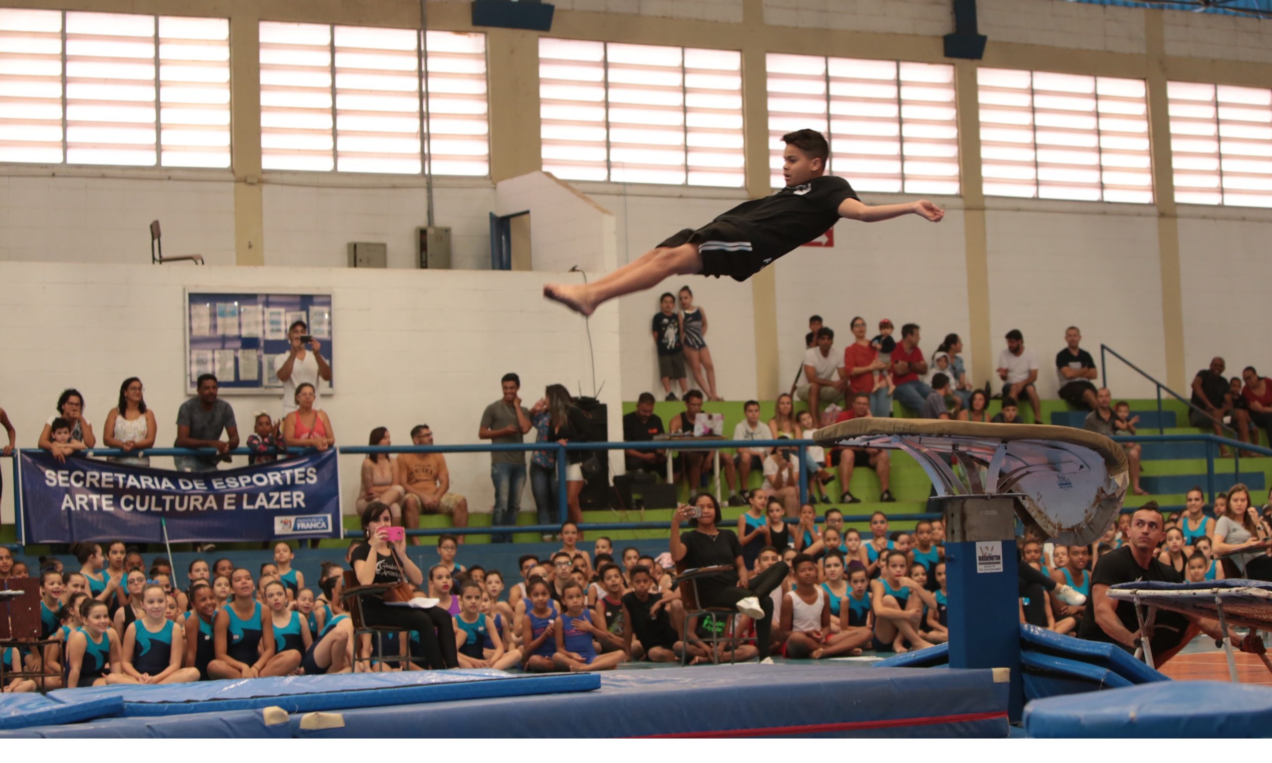 Festival da Primavera de Ginástica Artística de Franca reúne 400 crianças da região