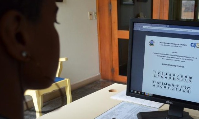 Divulgado gabarito do processo seletivo para estagiários da Prefeitura
