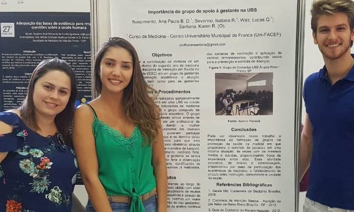 Estudantes do Uni-FACEF apresentam trabalhos em evento internacional da USP