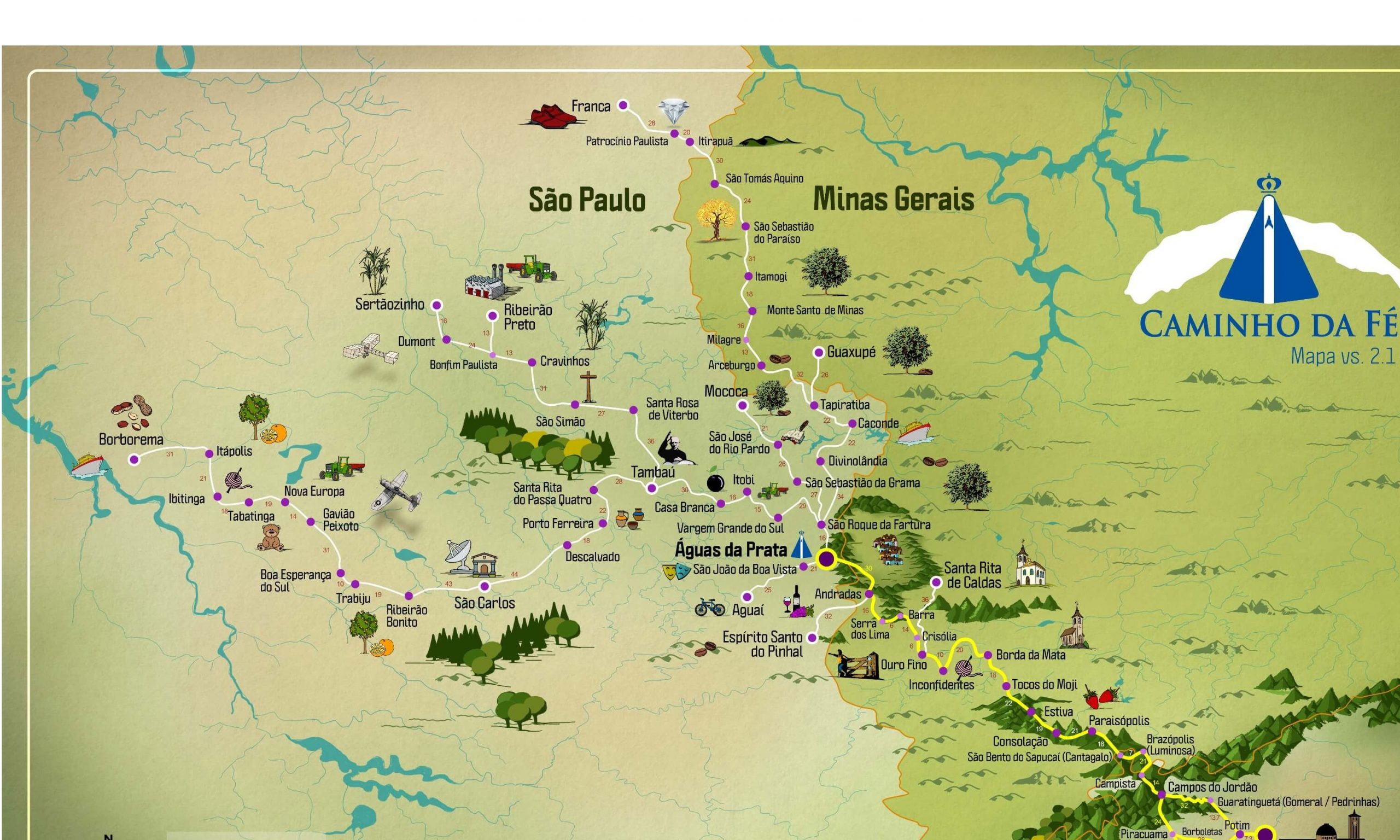 Caminho da Fé: Portal do ramal de Franca será inaugurado domingo, 29