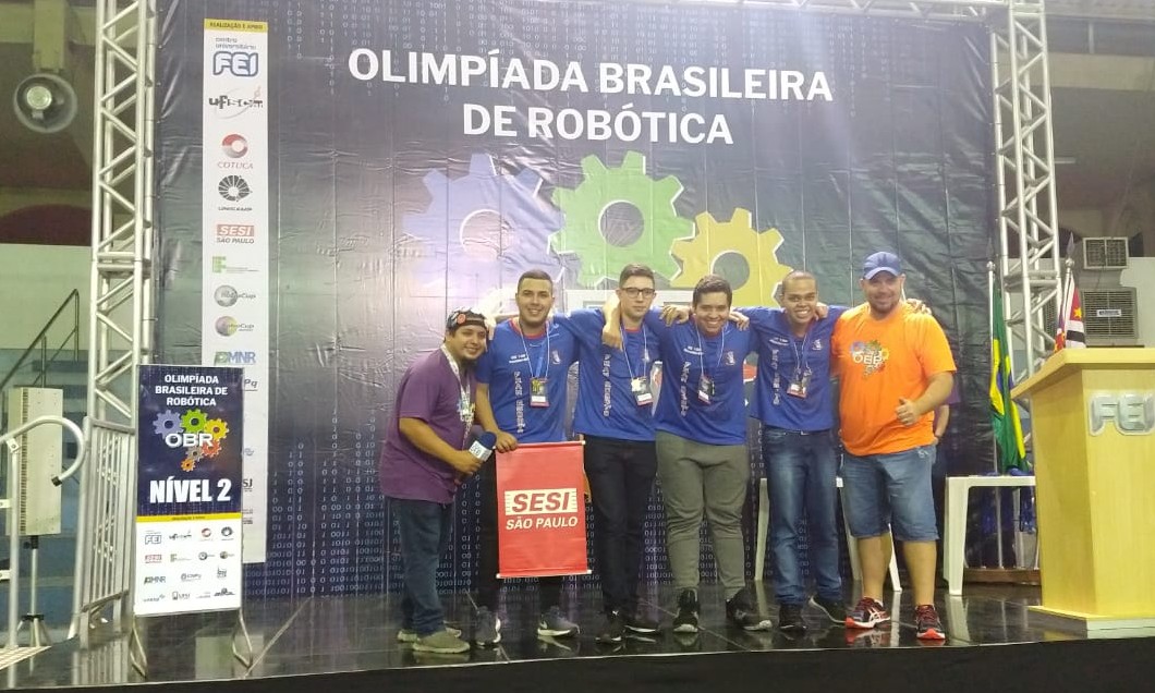 Sesi Franca se classifica para etapa nacional da Olimpíada Brasileira de Robótica