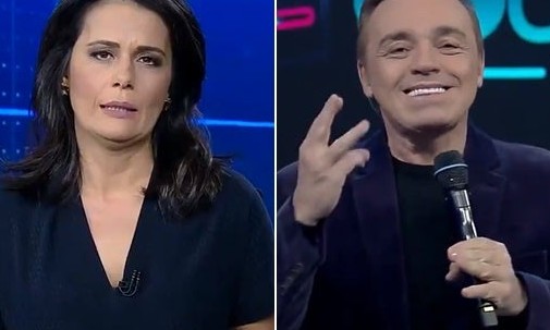 Adriana Araújo entra com plantão e chora ao vivo pela morte de Gugu